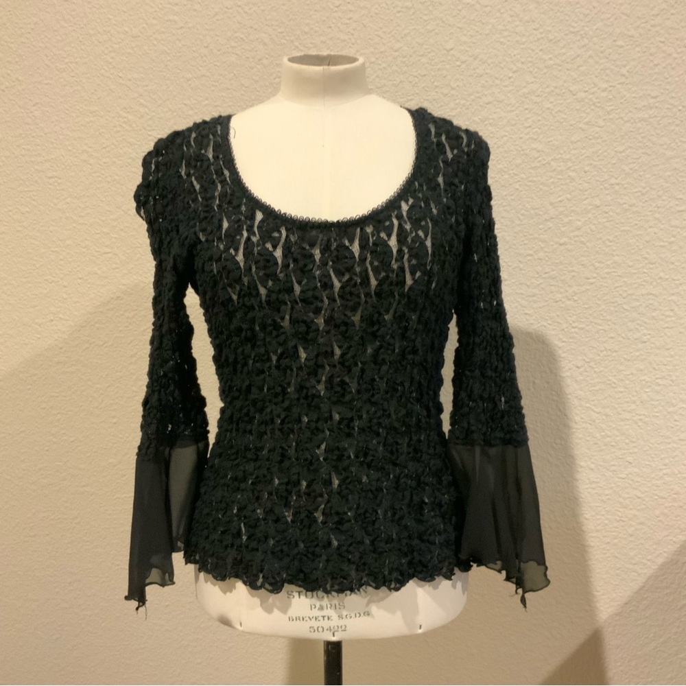 Joseph Ribkoff black top - Picture 3 of 6